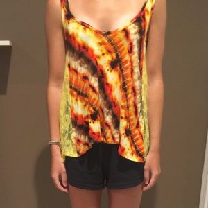 Women's race back tank top